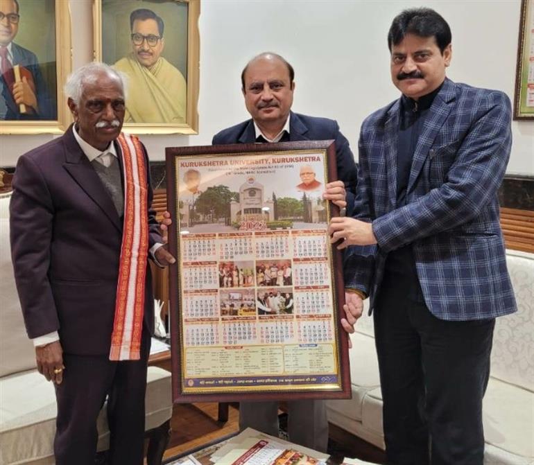 Governor of Haryana Shri Bandaru Dattatraya launched the calendar2023