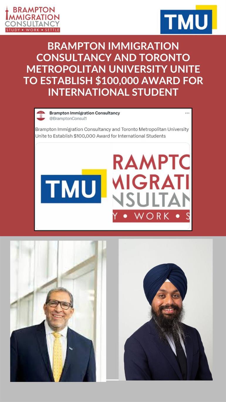 Brampton Immigration Consultancy And Toronto Metropolitan University ...