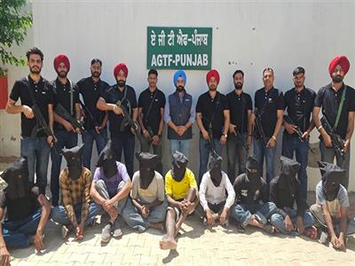 Punjab police arrest 11 members of gangster Charanjit Singh gang, recover huge cache of ammunition