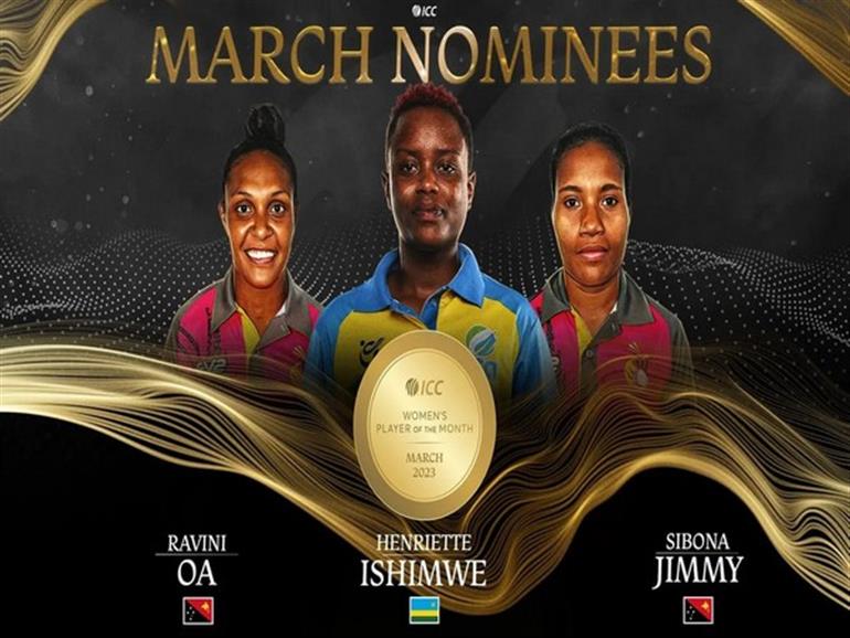 ICC announces nominees for Women's Player of Month for March 2023