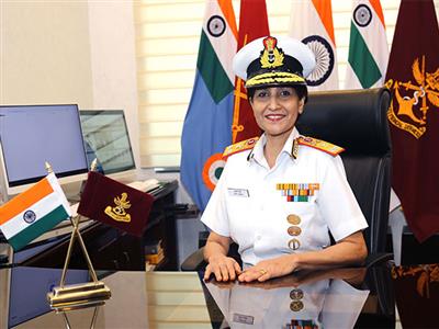 Surgeon Vice Admiral Arti Sarin, first woman Director General of Armed Forces Medical Services